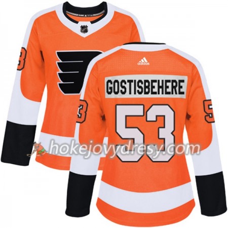 Dámské Hokejový Dres Philadelphia Flyers Shayne Gostisbehere 53 Adidas 2017-2018 Oranžová Authentic